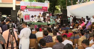 গোপালগঞ্জে এনসিপির সমাবেশে হামলাকারীদের গ্রেপ্তারের দাবিতে বিক্ষোভ